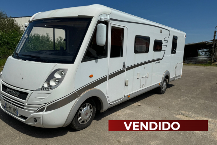 HYMER Classic I 698 suspensão pneumática (CAMA CENTRAL E BASCULANTE)